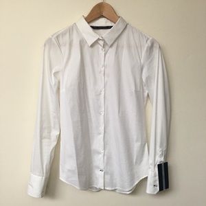 ZARA White Button Down Shirt